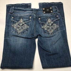 Miss Me Boot Cut Jeans Embellished Pockets Size 30